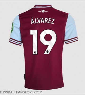 West Ham United Edson Alvarez #19 Replik Heimtrikot 2024-25 Kurzarm